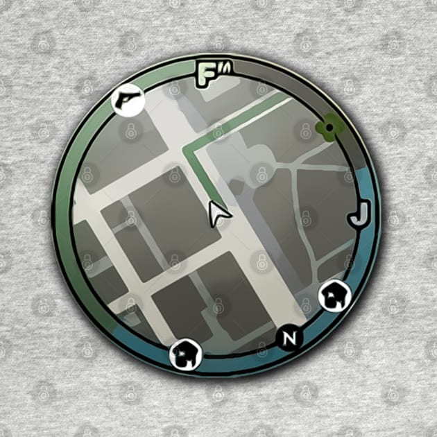 Grand Theft Auto Mini-Map Design by R8Designs